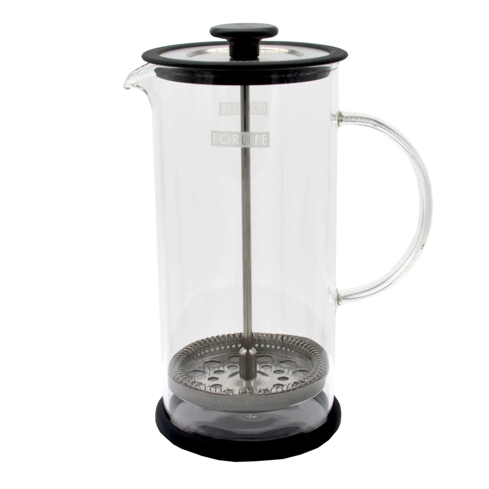 FORLIFE カフェスタイルガラスコーヒー ティープレス 946ml
